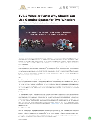 TVS 2 Wheeler Parts (2)