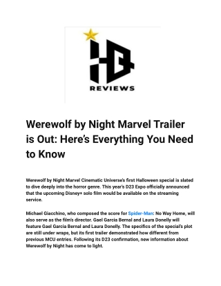 Werewolf by Night Marvel Trailer is Out_ Here’s Everything You Need to Know