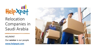 Relocation Companies in Saudi Arabia_