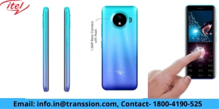 Itel Magic3 it6350  2.8 inch Gradation Blue Smart Touch Keypad Phone