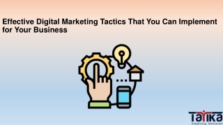 Effective Digital Marketing Tactics That You Can Implement