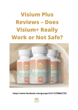 _Visium Plus Reviews – Does Visium  Really Work or Not Safe_