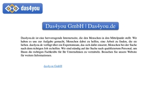 Das4you GmbH | Das4you.de