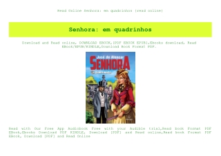 Read Online Senhora em quadrinhos {read online}