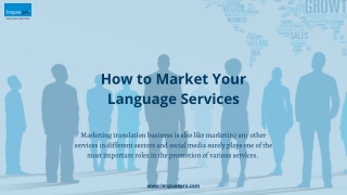 How to Market Your Language Services