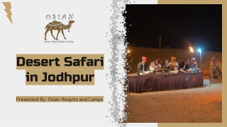 Want to do a Desert Safari in Jodhpur