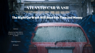 You Can Save Time & Money by Right Car Wash