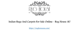 Indian Rugs And Carpets For Sale Online - Rug House AU