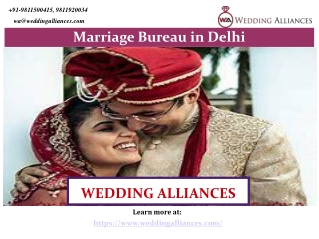 Most Famous Marriage Bureau in Delhi