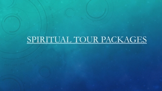 Get Amazing Deals and Excellent Offers While Booking Your Spiritual Journey