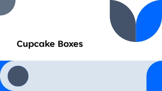 Custom Cupcake Boxes Are elegantly designed by a transparent window