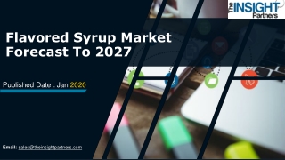 Flavored Syrup Market Size, Share, Trends, Forecast to 2027