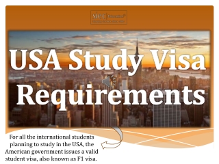 USA Study Visa Requirements