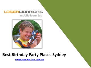 Best Birthday Party Places Sydney