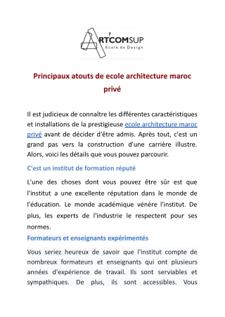 Principaux atouts de ecole architecture maroc privé.docx
