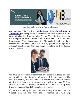 Immigration Visa Consultants