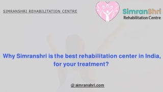 Rehabilitation Centre in Meerut
