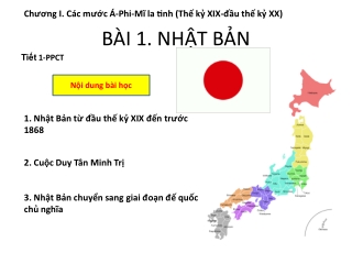 Bài giảng Lịch sử 11 - Bài 1: Nhật Bản
