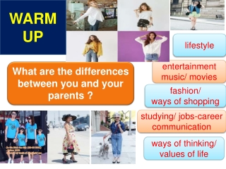 Bài giảng Tiếng Anh 11 - Unit 1: The generation gap - Lesson 1 GETTING STARTED