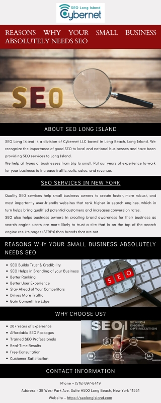 Reasons Why Your Small Business Absolutely Needs SEO