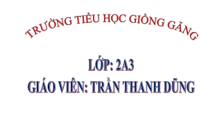 Bài giảng Tiếng Việt Lớp 2 - Bài 2: Ong xây tổ