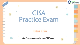 Download Update CISA Certification Exam Questions