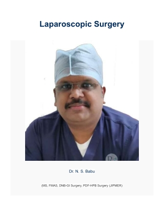 Laparoscopic Surgeon in Hyderabad | Laparoscopic Surgery in Secunderabad