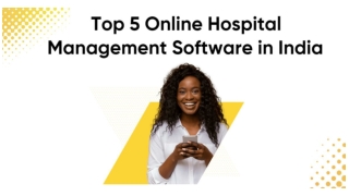 Top 5 Online Hospital Management Software in India