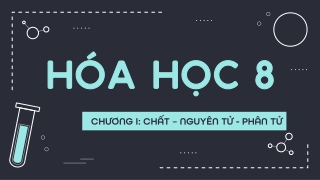 Bài giảng Hóa học 8 - Bài 8: Luyện tập 1