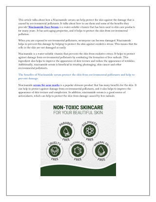 Niacinamide Benefits What Does Niacinamide Do for Skin