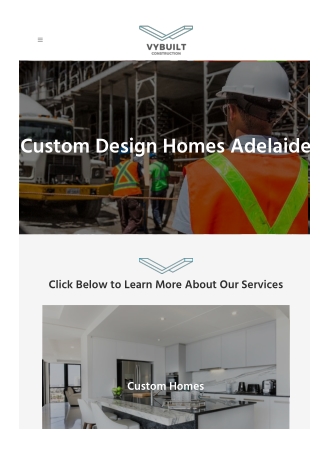 Custom Design Homes Adelaide