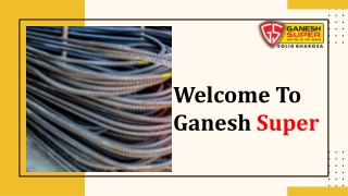 TMT Bars Manufacturers in Muzaffarpur - Ganesh Super