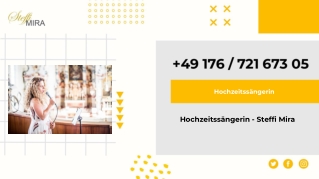 Hochzeitssängerin - Steffi Mira