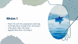 Bài thuyết trình Địa lí 11 - Sự phân chia các nhóm nước