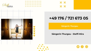 Sängerin Thurgau - Steffi Mira