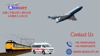 Get Comfy Patient Shifting by Medilift Air Ambulance in Patna and Ranchi