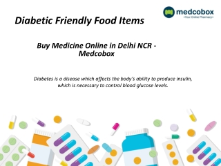 Buy Diabetic Care Medicines online at Best Price