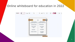 Online whiteboard for education in 2022