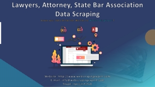 Lawyers, Attorney, State Bar Association Data Scraping