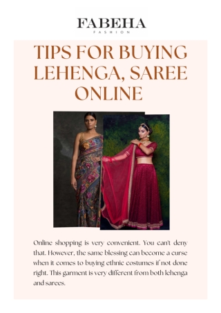 Tips for Buying Lehenga, Saree Online (6)