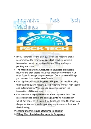 Innovative Pack Tech Machines 4a