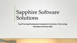 Top 10 Ios App Development Companies In Germany-Hire Ios App Developers Germany 2022