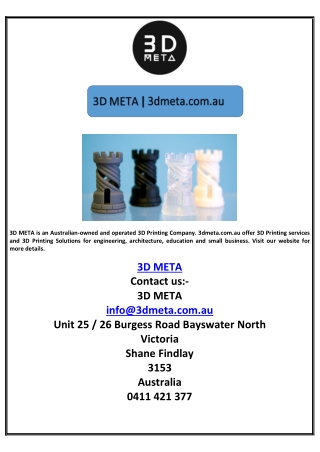 3D META | 3dmeta.com.au
