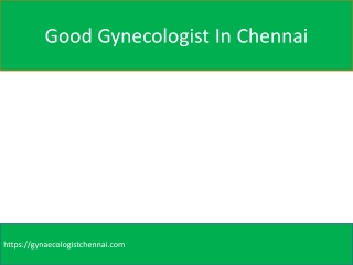 best gynecologist hospital in chennai