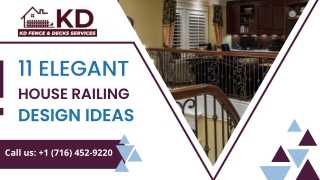 11 Elegant House Railing Design Ideas - KD Fence & Decks Services