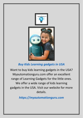 Buy Kids Learning gadgets in USA