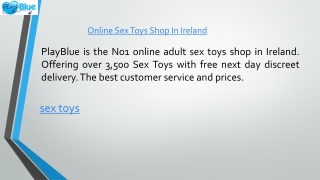 Online Sex Toys Shop In Ireland