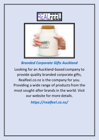 Branded Corporate Gifts Auckland | Realfeel.co.nz