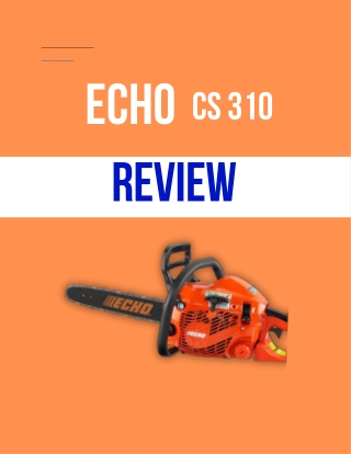 Echo CS 310 Review: The Ultimate Buying Guide