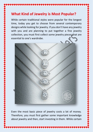 What Kind of Jewelry is Most Popular_NederlandJewelers